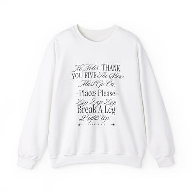 Theater Kid (Black) Crewneck Sweatshirt