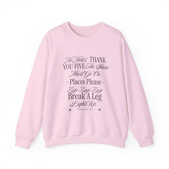 Theater Kid (Black) Crewneck Sweatshirt