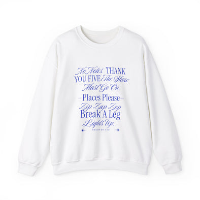 Theater Kid (Blue) Crewneck Sweatshirt