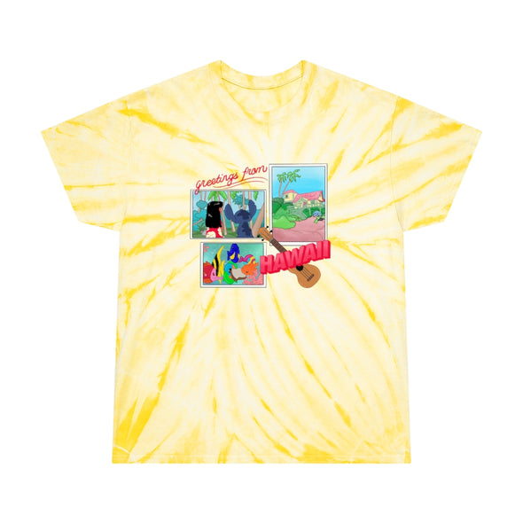 Greetings From Hawaii Tye Dye Tee