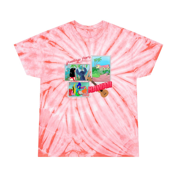 Greetings From Hawaii Tye Dye Tee