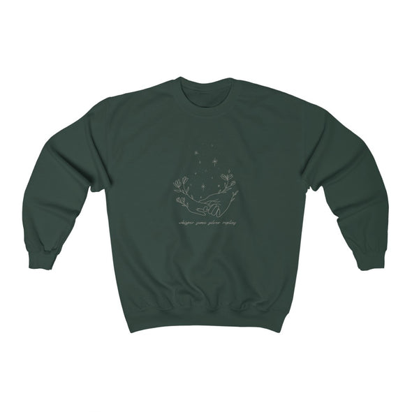 Silver Replies Crewneck Sweatshirt