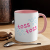 Toss Toss Accent Coffee Mug, 11oz