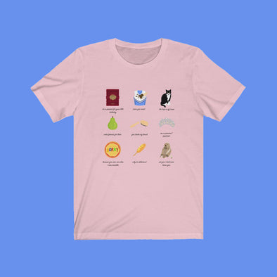Genovian Princess Icons Short Sleeve Tee