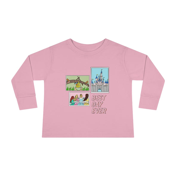 Best Day Ever Toddler Long Sleeve Tee
