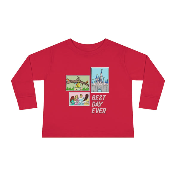 Best Day Ever Toddler Long Sleeve Tee