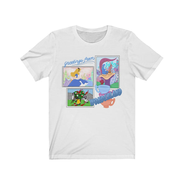 Greetings From Wonderland Short Sleeve Tee