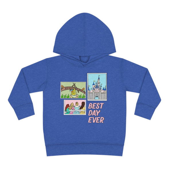 Best Day Ever Toddler Pullover Fleece Hoodie