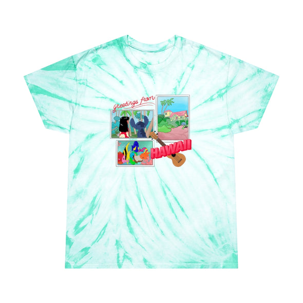 Greetings From Hawaii Tye Dye Tee