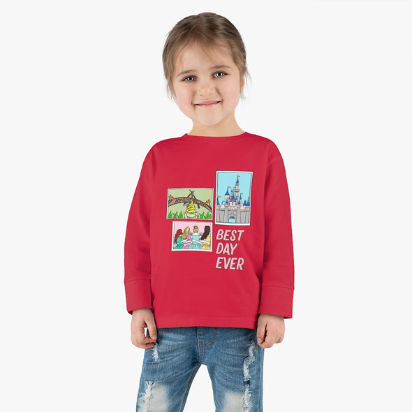 Best Day Ever Toddler Long Sleeve Tee