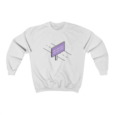 I drive alone Crewneck Sweatshirt