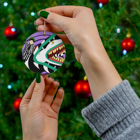 Beetlejuice Ceramic Ornament