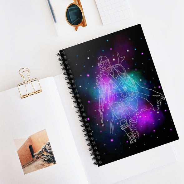 Galaxy Spiral Notebook - Ruled Line