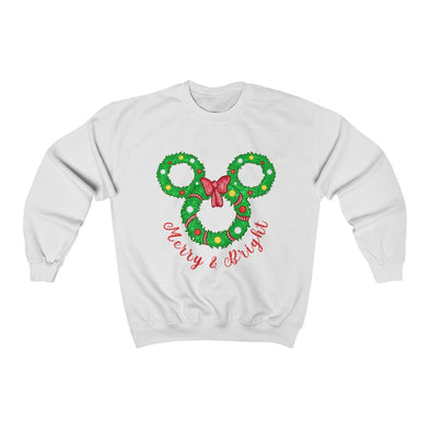 Merry Wreath Crewneck Sweatshirt