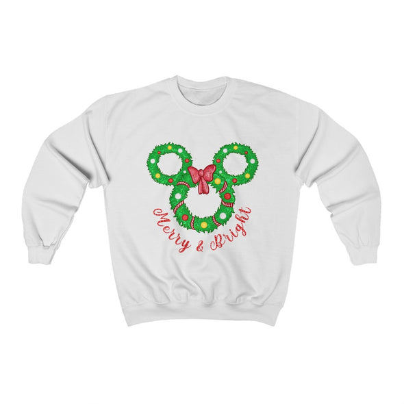 Merry Wreath Crewneck Sweatshirt