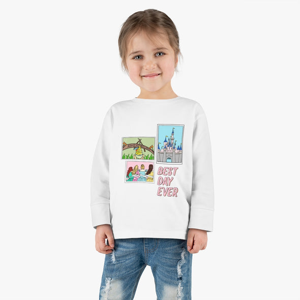 Best Day Ever Toddler Long Sleeve Tee