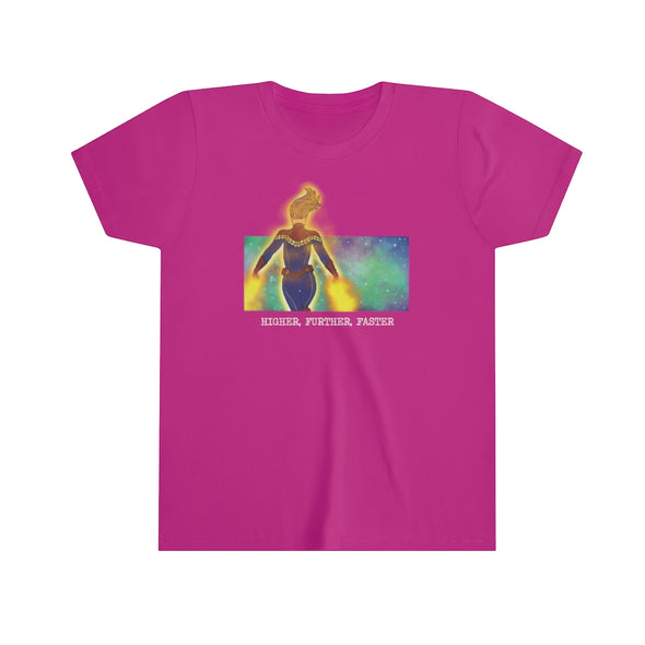 Higher, Further, Faster Kids T-Shirt