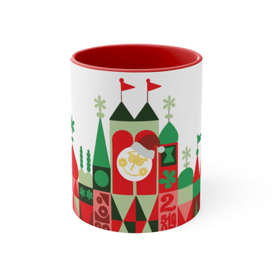 Small World Christmas Accent Coffee Mug, 11oz