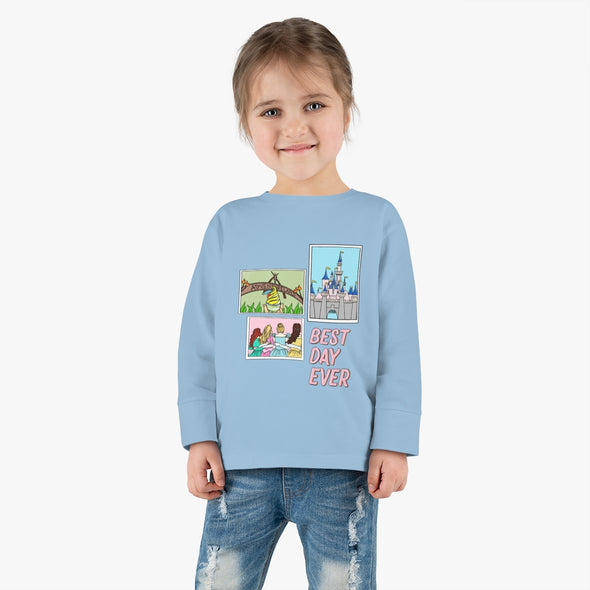 Best Day Ever Toddler Long Sleeve Tee