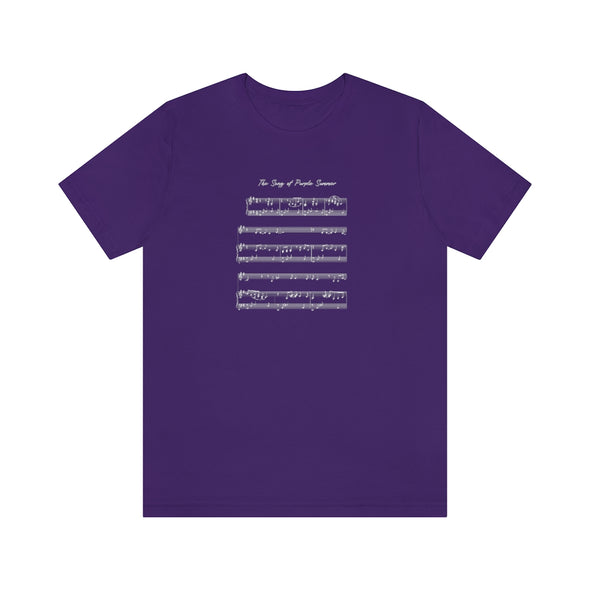 Purple Summer Short Sleeve Tee