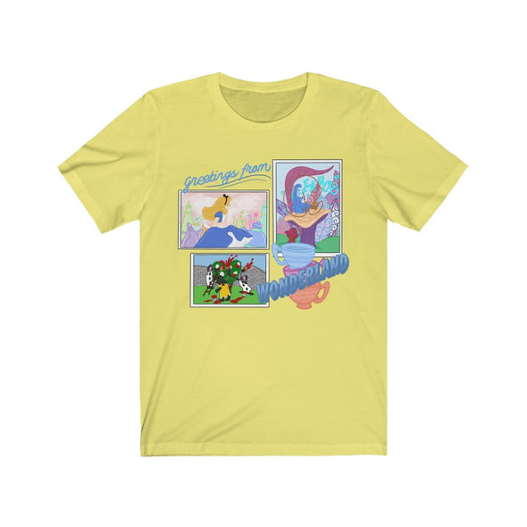 Greetings From Wonderland Short Sleeve Tee