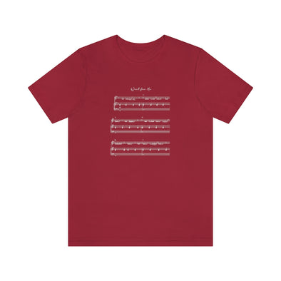 Wait For Me Music Short Sleeve Tee