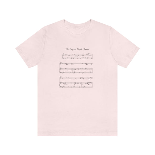 Purple Summer Short Sleeve Tee