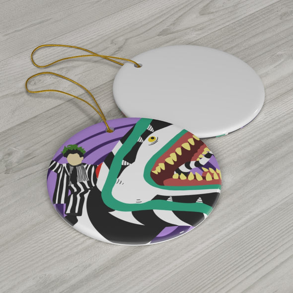 Beetlejuice Ceramic Ornament