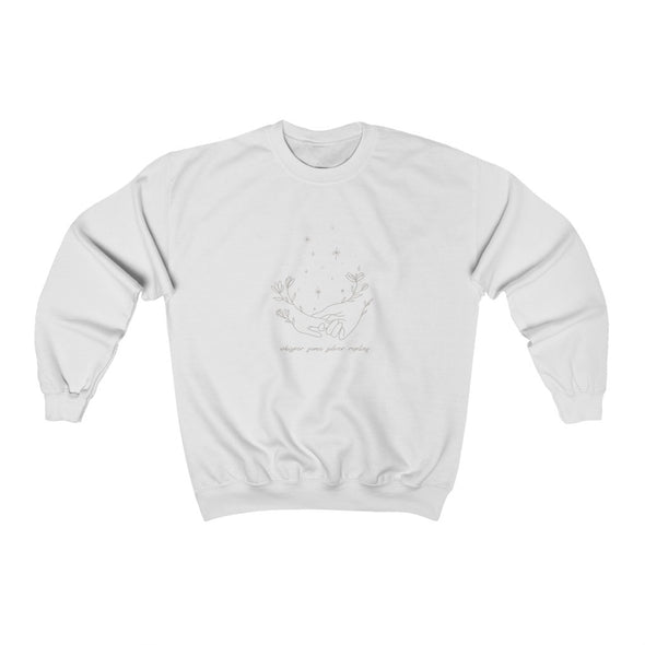 Silver Replies Crewneck Sweatshirt