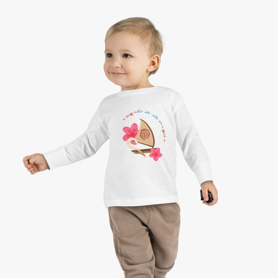 The Sea Calls Me Toddler Long Sleeve Tee