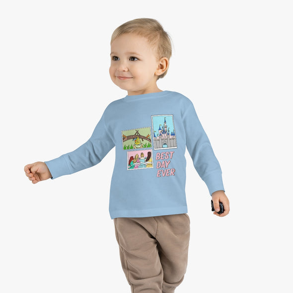 Best Day Ever Toddler Long Sleeve Tee