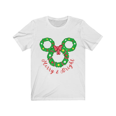 Merry Wreath Short Sleeve Tee