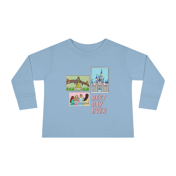 Best Day Ever Toddler Long Sleeve Tee