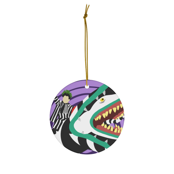 Beetlejuice Ceramic Ornament